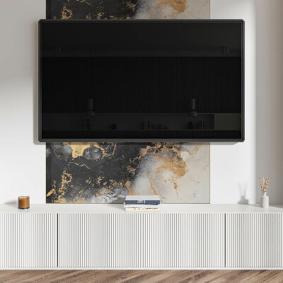 Zelfklevend wandpaneel Abstracte vlekken in dynamische vormen