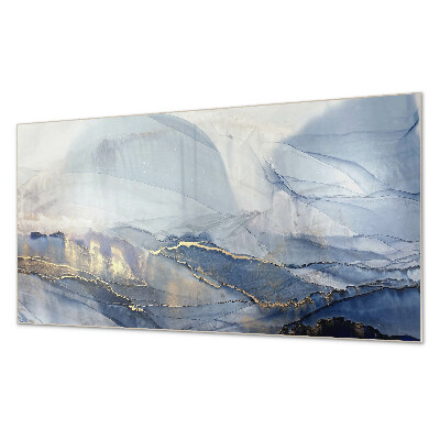 Wandpaneel pvc Abstract landschap in tinten