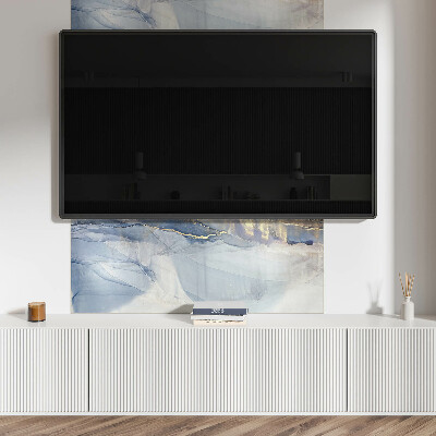 Wandpaneel pvc Abstract landschap in tinten