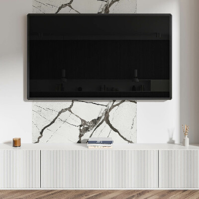 Zelfklevend wandpaneel Marmermotief met uitgesproken aderen