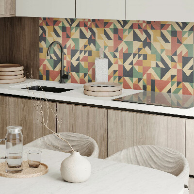 Vinyl wandpaneel Geometrische abstractie in een moderne stijl