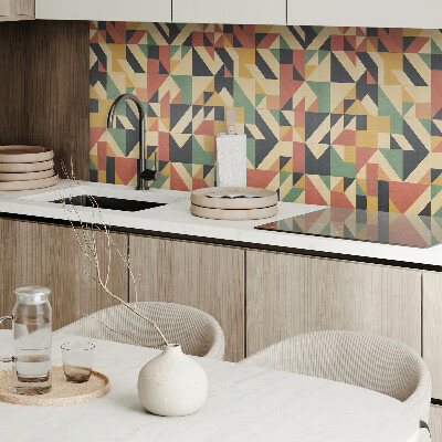 Vinyl wandpaneel Geometrische abstractie in een moderne stijl