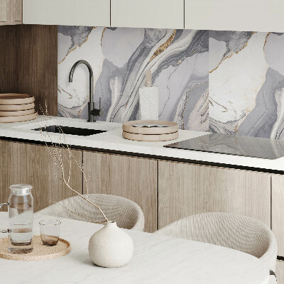 Wandpaneel pvc Golven in een abstracte stijl