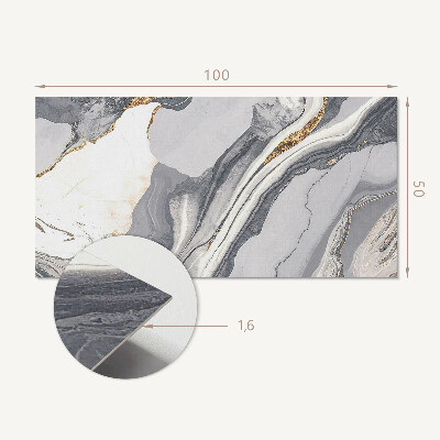 Wandpaneel pvc Golven in een abstracte stijl