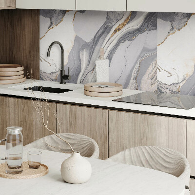 Wandpaneel pvc Golven in een abstracte stijl