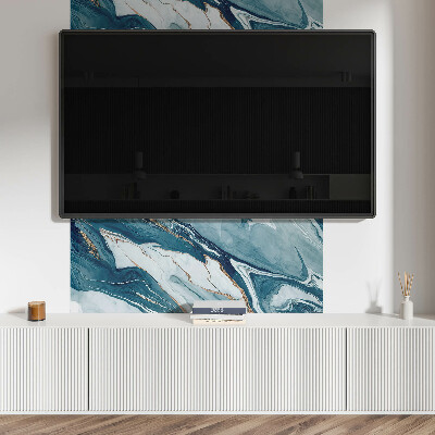 Vinyl wandpaneel Bewegende abstracte golven