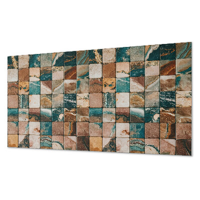 Zelfklevend wandpaneel Steenmozaïek in artistieke stijl