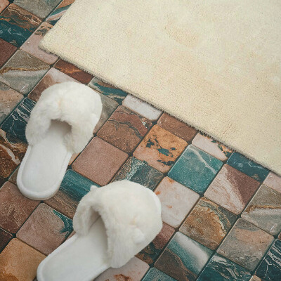 Zelfklevend wandpaneel Steenmozaïek in artistieke stijl