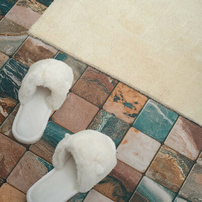 Zelfklevend wandpaneel Steenmozaïek in artistieke stijl