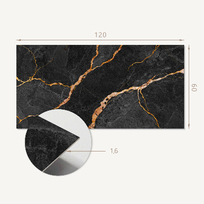 Vinyl wandpaneel Marmerpatroon met fijne aderen