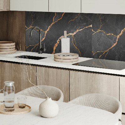 Vinyl wandpaneel Marmerpatroon met fijne aderen