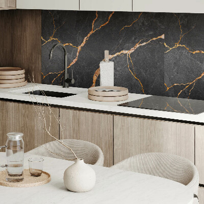 Vinyl wandpaneel Marmerpatroon met fijne aderen