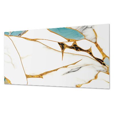 Zelfklevend wandpaneel Marmer chic met delicate aderen