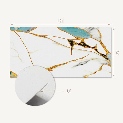 Zelfklevend wandpaneel Marmer chic met delicate aderen