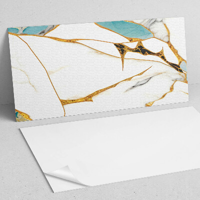 Zelfklevend wandpaneel Marmer chic met delicate aderen