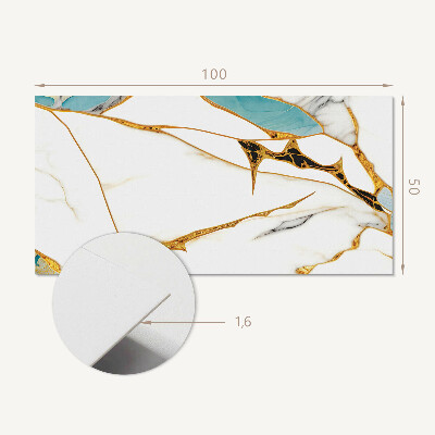 Zelfklevend wandpaneel Marmer chic met delicate aderen