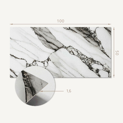 Zelfklevend wandpaneel Marmerpatroon met fijne aderen