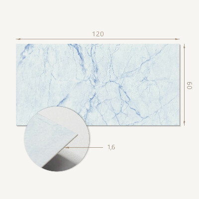 Vinyl wandpaneel Marmerpatroon met fijne aderen