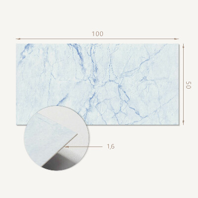 Vinyl wandpaneel Marmerpatroon met fijne aderen