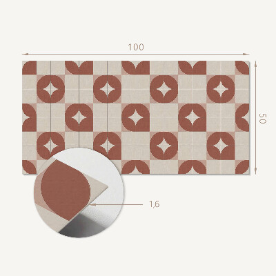 Vinyl wandpaneel Geometrisch motief met cirkels