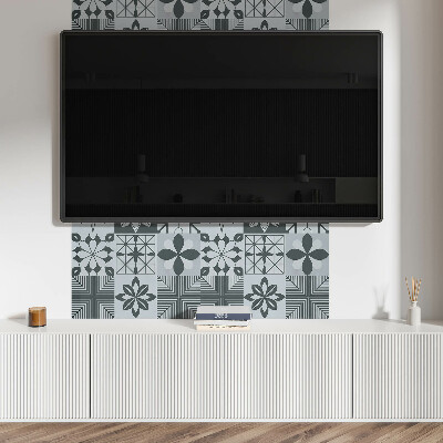 Wandpaneel pvc Geometrische mozaïekpatronen