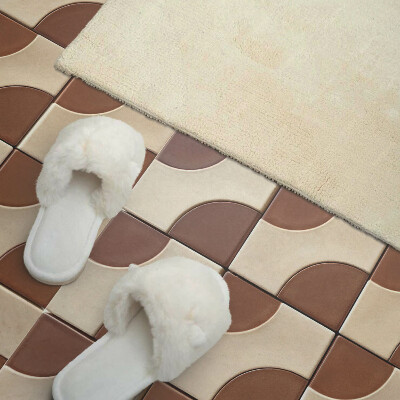 Zelfklevend wandpaneel Een caleidoscoop van geometrische vormen