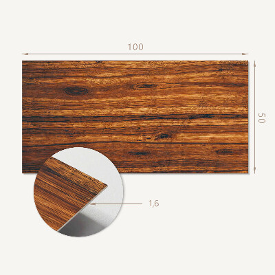 Wandpaneel pvc Hout-geïnspireerd patroon