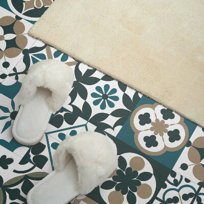 Vinyl wandpaneel Tegelpatronen in een harmonieuze opstelling