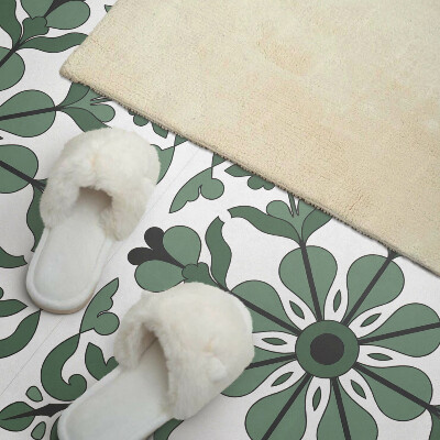 Wandpaneel pvc Plantsymmetrie in een harmonieuze stijl