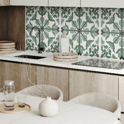 Wandpaneel pvc Plantsymmetrie in een harmonieuze stijl