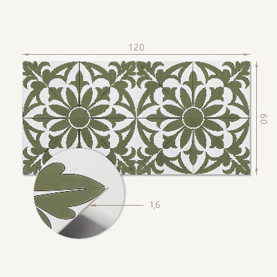 Zelfklevend wandpaneel Bloemstuk met bladeren