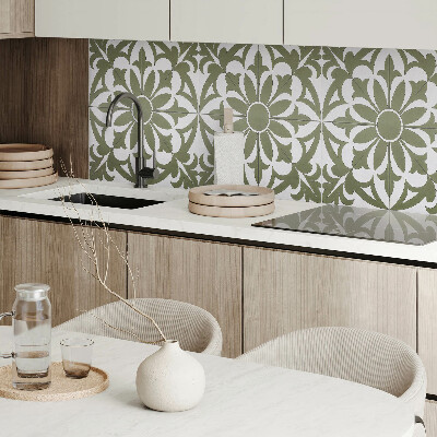 Zelfklevend wandpaneel Bloemstuk met bladeren