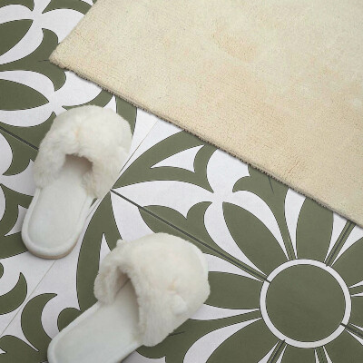 Zelfklevend wandpaneel Bloemstuk met bladeren