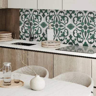 Vinyl wandpaneel Plantenornamenten in een klassieke stijl