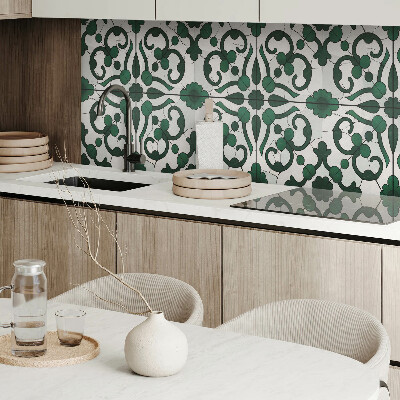 Vinyl wandpaneel Plantenornamenten in een klassieke stijl