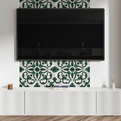 Vinyl wandpaneel Plantenornamenten in een klassieke stijl