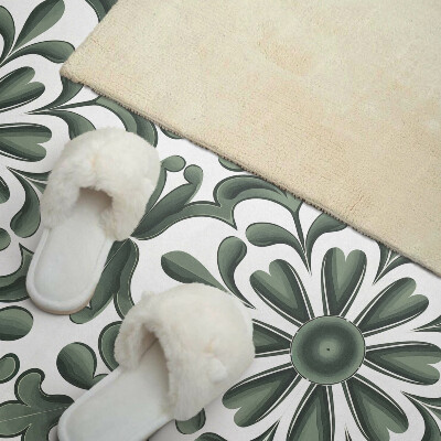 Zelfklevend wandpaneel Een plantenmotief in een cirkel