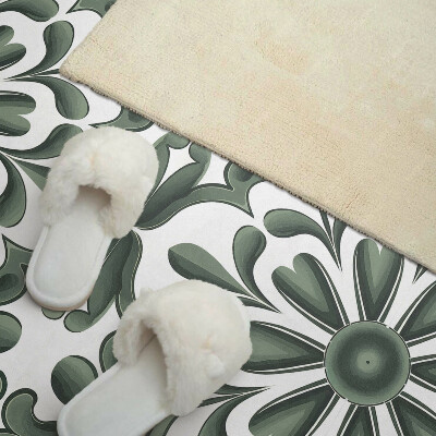 Zelfklevend wandpaneel Een plantenmotief in een cirkel