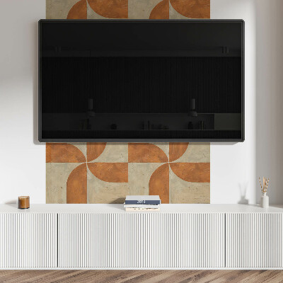 Wandpaneel pvc Gebogen geometriepatroon