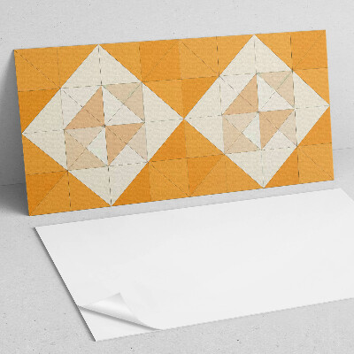 Vinyl wandpaneel Een ruitpatroon in een geometrische vorm