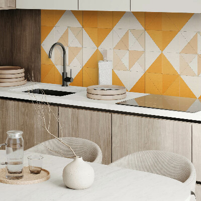 Vinyl wandpaneel Een ruitpatroon in een geometrische vorm