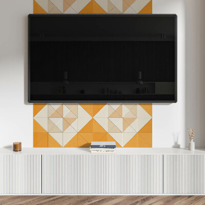 Vinyl wandpaneel Een ruitpatroon in een geometrische vorm