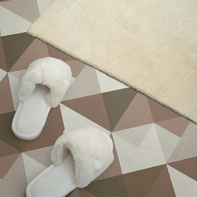 Zelfklevend wandpaneel Driehoekige geometrie in een moderne stijl