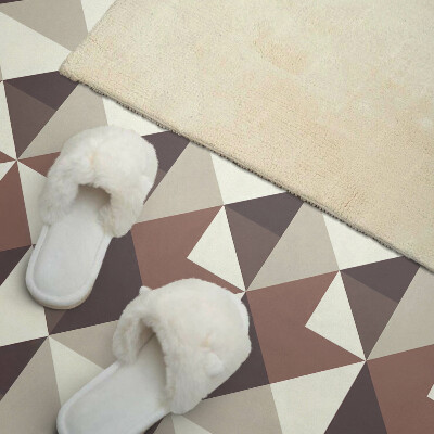 Vinyl wandpaneel Abstracte driehoeken in geometrische stijl