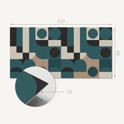 Wandpaneel pvc Creatieve vormen en abstracte vormen