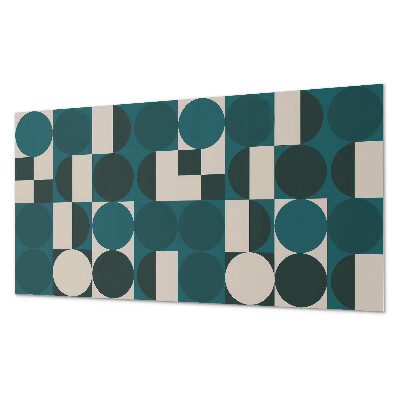 Zelfklevend wandpaneel Vormen en figuren in geometrische stijl