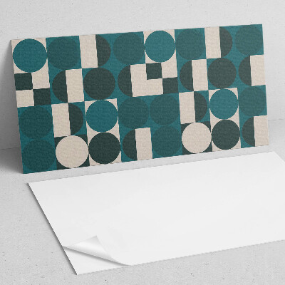 Zelfklevend wandpaneel Vormen en figuren in geometrische stijl