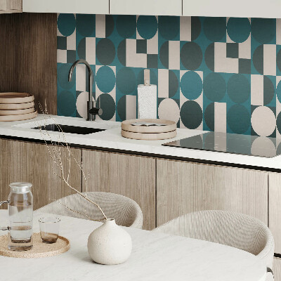 Zelfklevend wandpaneel Vormen en figuren in geometrische stijl