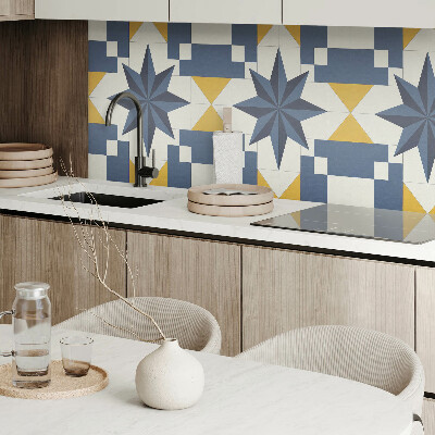 Vinyl wandpaneel Geometrische stervormen