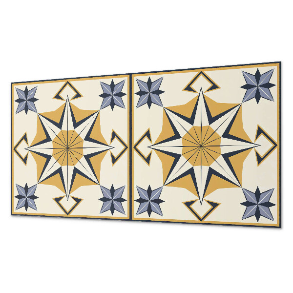 Wandpaneel pvc Kompaspatroon met sterren